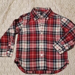 🔶️5 for $30🔶️ babyGap | Plaid button down shirt